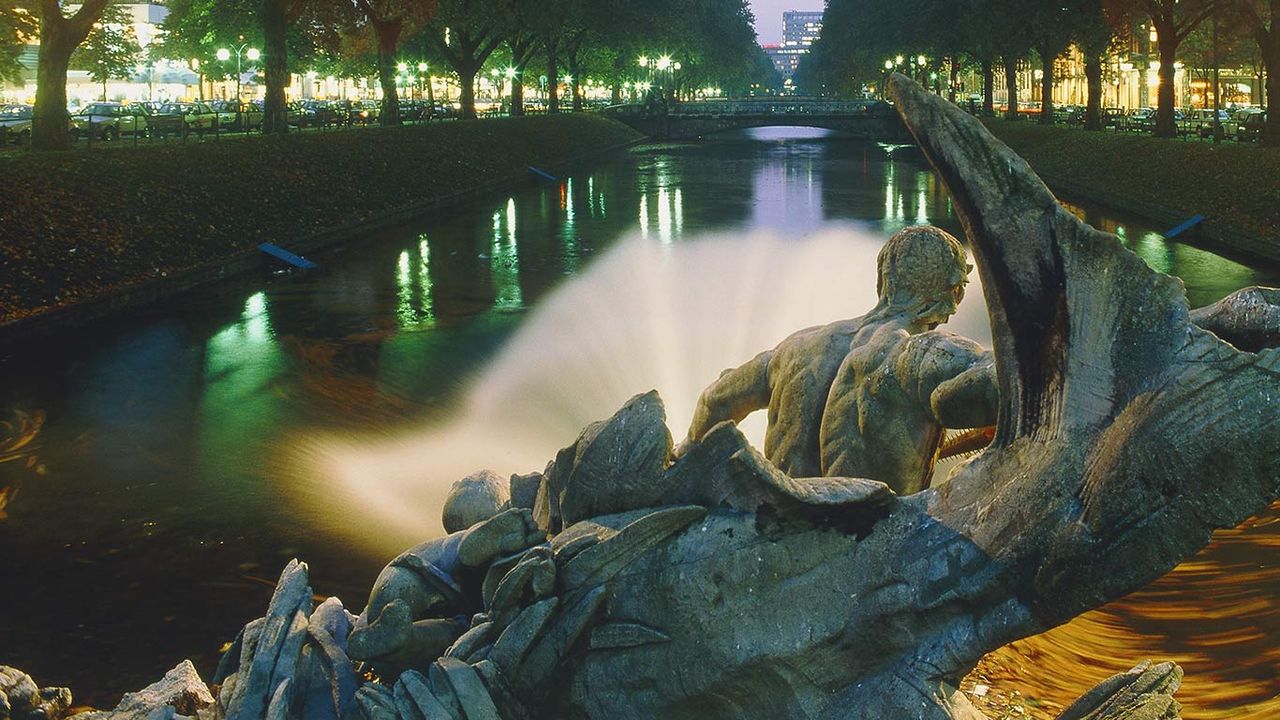 Tritonenbrunnen, Königsallee, Düsseldorf