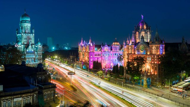 The Chhatrapati Shivaji Maharaj Terminus railway station