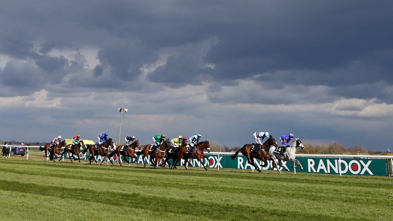 The Grand National at Aintree Racecourse, England