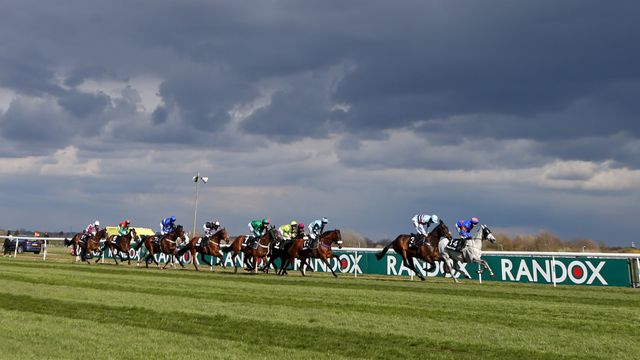 The Grand National at Aintree Racecourse, England