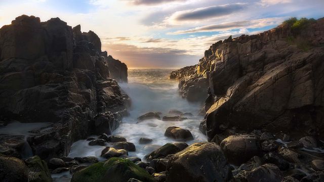 Bombo Headland at Kiama, New South Wales, Australia