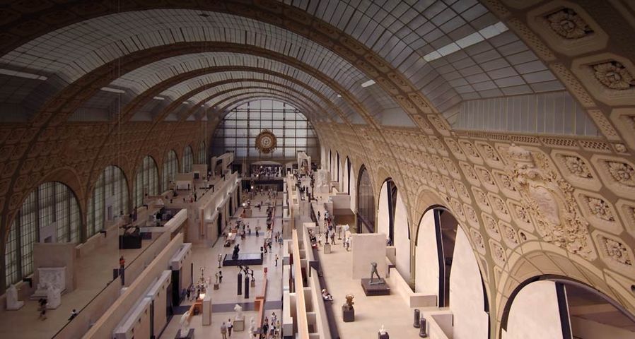 Orsay Museum in the former Orsay Railway Station, Paris, France