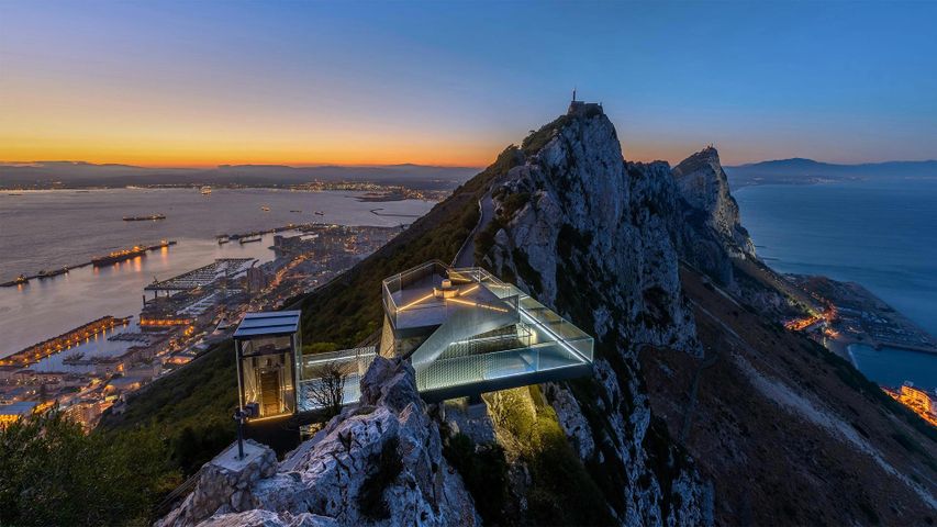 The Skywalk on the Rock of Gibraltar