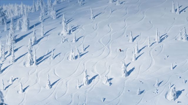 Hellroaring Peak in the Whitefish Range of Montana