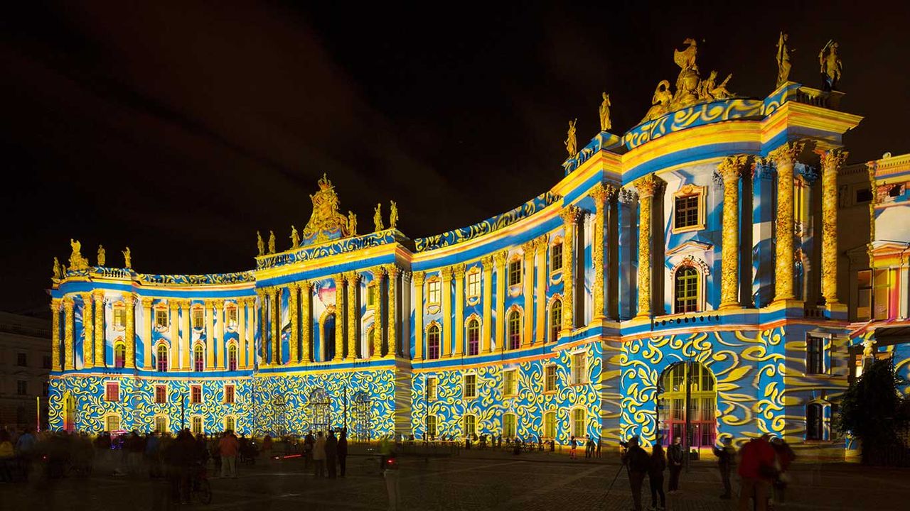 Humboldt-Universität, Juristische Fakultät, Festival of Lights, Berlin, Deutschland