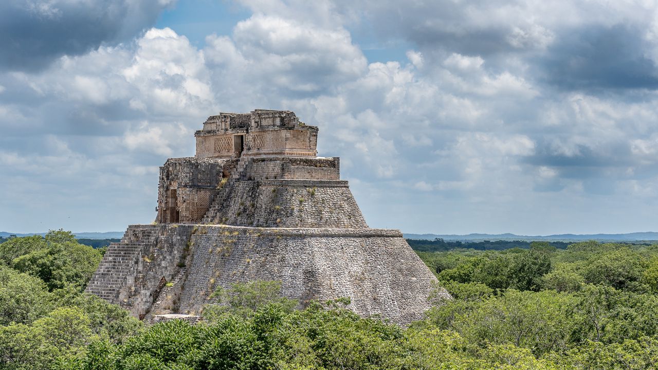 Pyramid of the Magician, Uxmal, Yucatán, Mexico