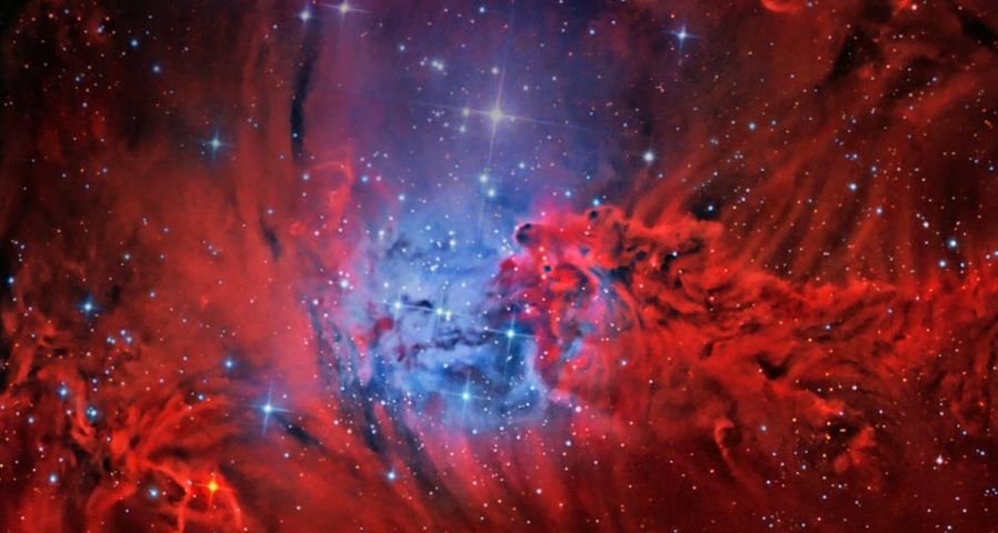 Fox Fur Nebula in the Monoceros constellation