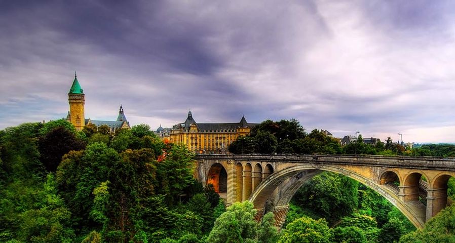 Adolphe Bridge in Luxembourg