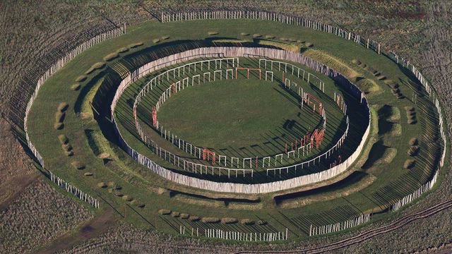 Kreisgrabenanlage von Pömmelte, Barby, Sachsen-Anhalt, Deutschland