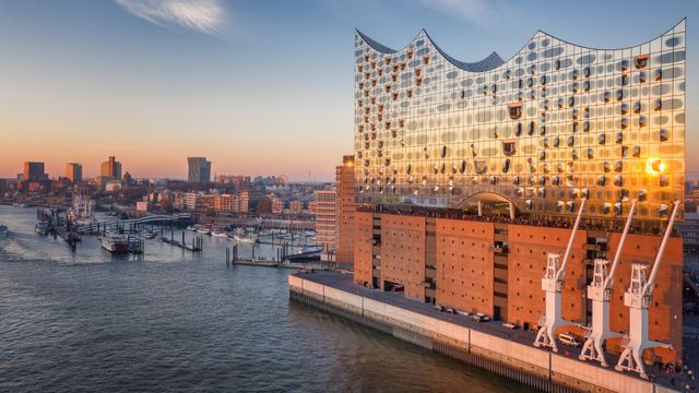The Elbphilharmonie concert hall in Hamburg, Germany