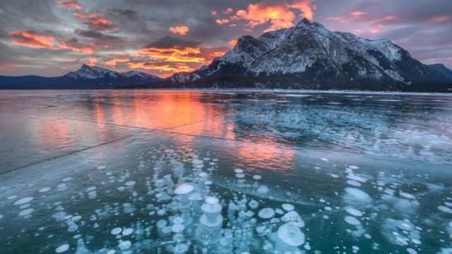Lago Abraham, Alberta, Canadá