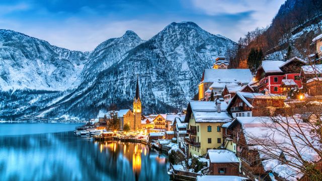 Hallstatt, na Áustria