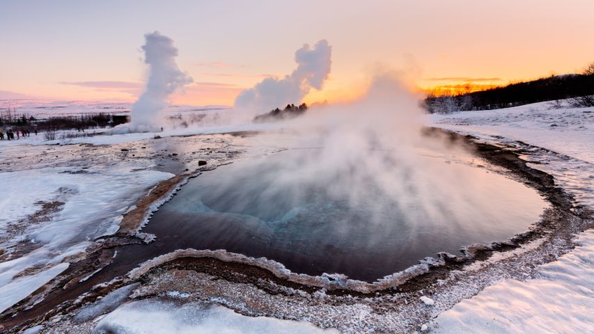 Strokkur geyser in Iceland - Bing Gallery