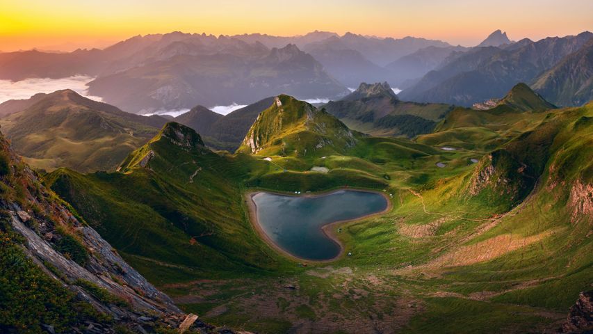 Lac du Montagnon, Aydius, Haut-Béarn, Pyrénées Atlantiques, Nouvelle Aquitaine