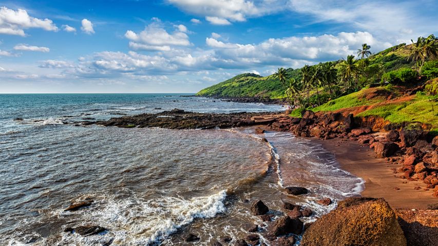 Anjuna Beach in Goa, India