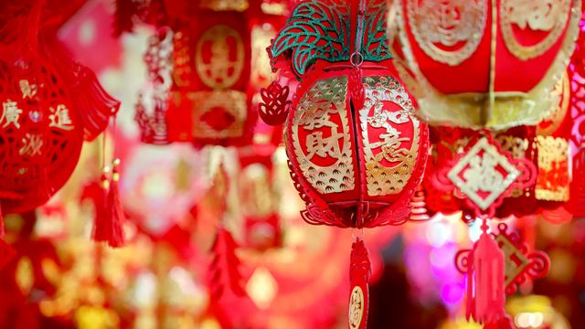 Lanterne rosse per festeggiare il Capodanno cinese