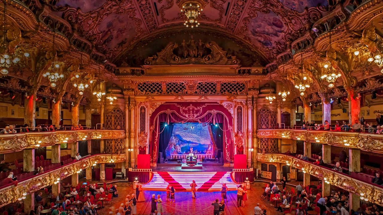 The Blackpool Tower Ballroom in Lancashire, England