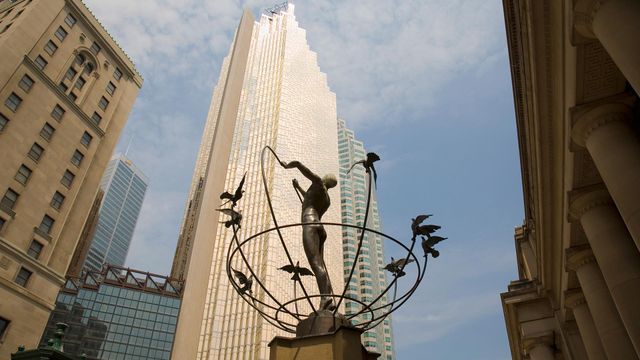 ‘Monument to Multiculturalism’ outside Union Station, Toronto 