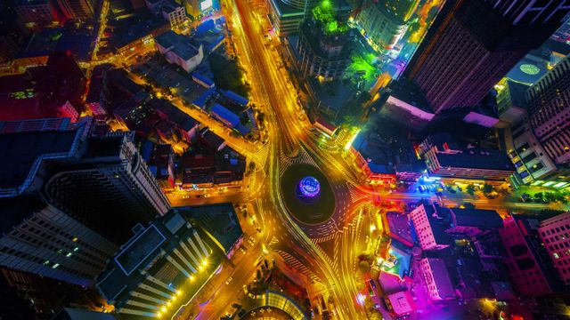 Friendship Square in Dalian, China