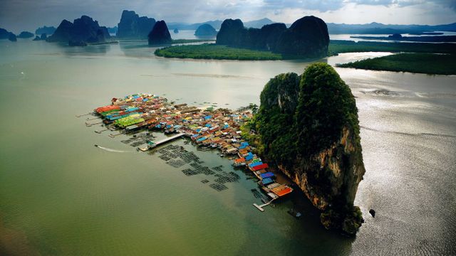Village of Ko Panyi, Phang Nga Bay, Thailand