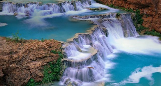 Beaver Falls in the Grand Canyon, Arizona, USA