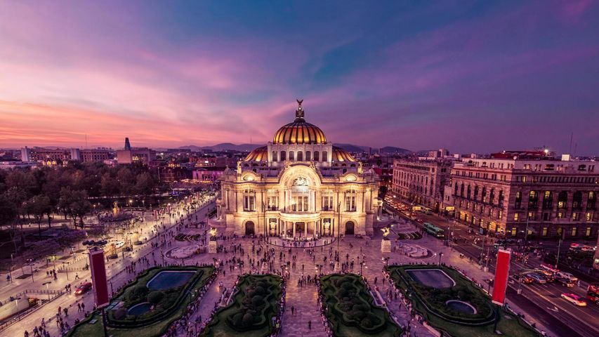 Palacio de Bellas Artes, Mexiko-Stadt, Mexiko 
