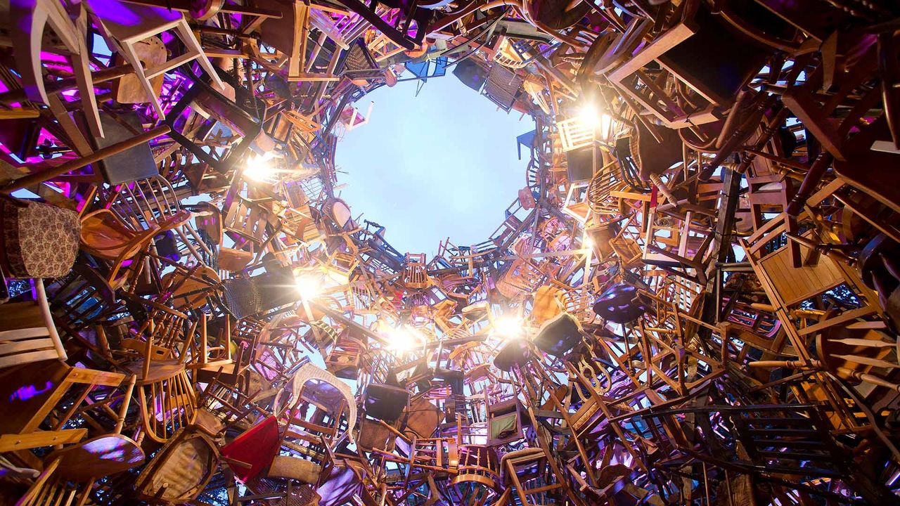 "Garden Tower" at Nuit Blanche in Toronto, Oct. 5, 2013