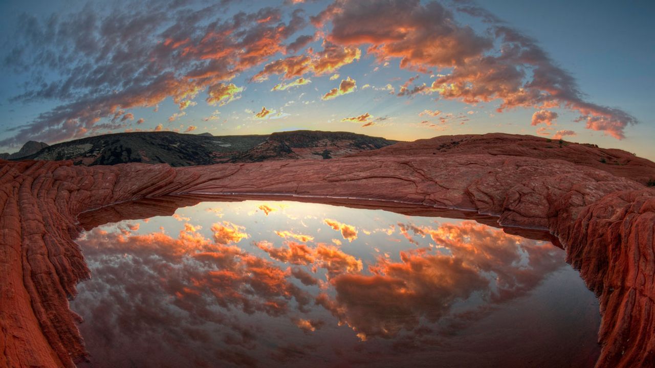 Butch Cassidy's bathtub in Snow Canyon State Park, Utah