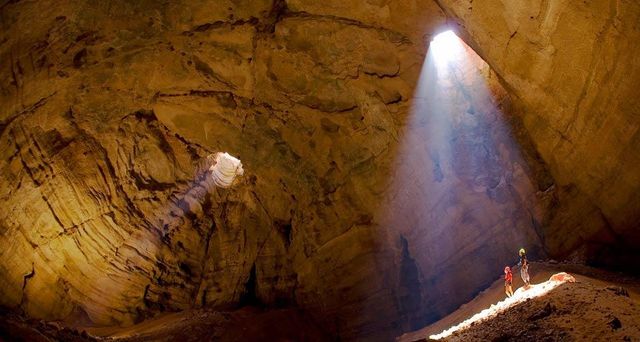 Majlis Al Jinn, one of the world's largest cave chambers, Oman