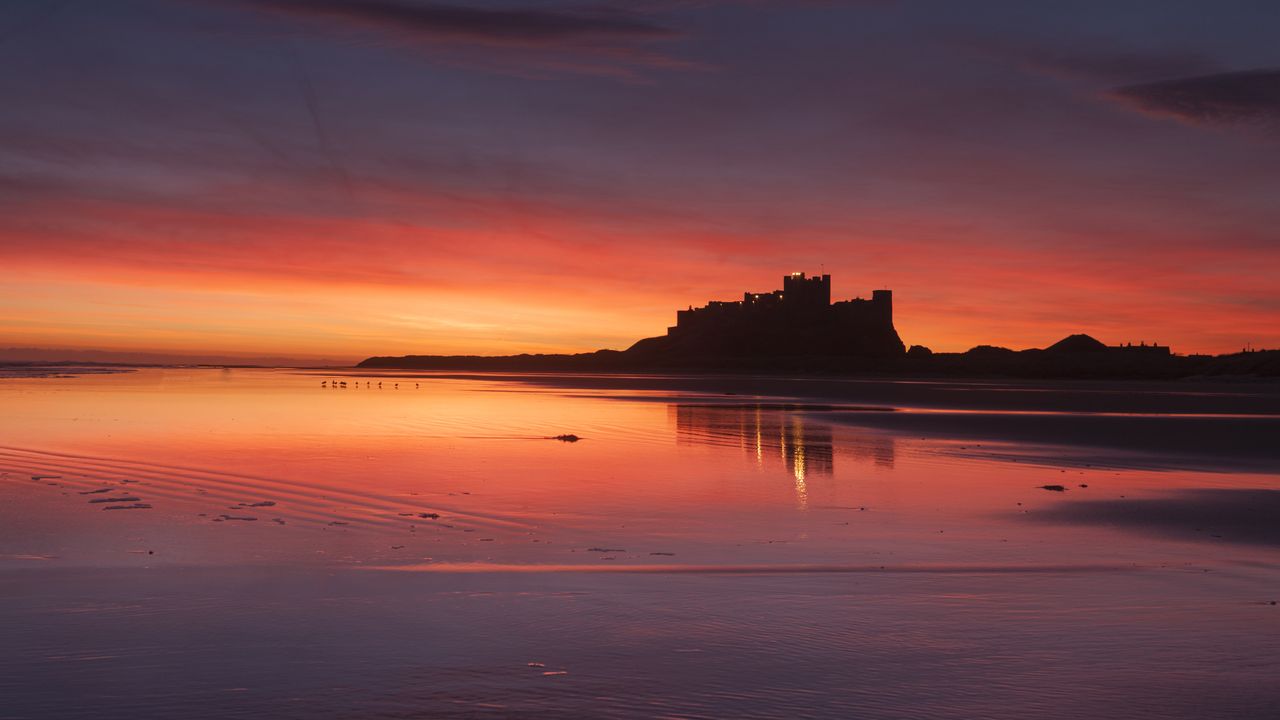A castle in profile