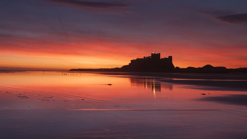 A castle in profile