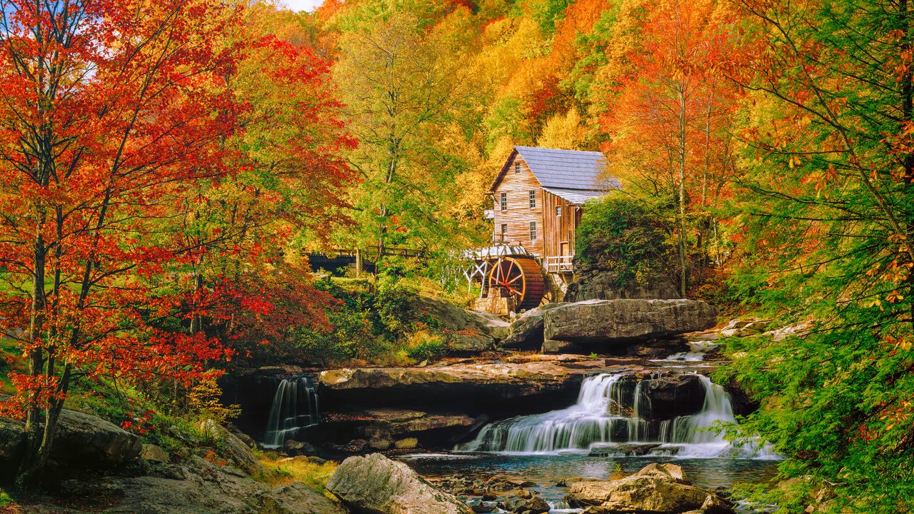 Glade Creek Grist Mill, Babcock State Park, West Virginia, United States