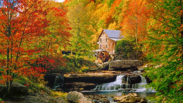 Glade Creek Grist Mill, Babcock State Park, West Virginia, United States