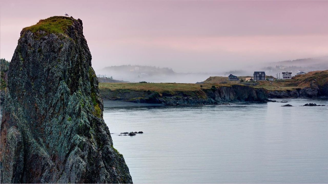 Sentier Skerwink dans la péninsule de Bonavista, Terre-Neuve, Canada
