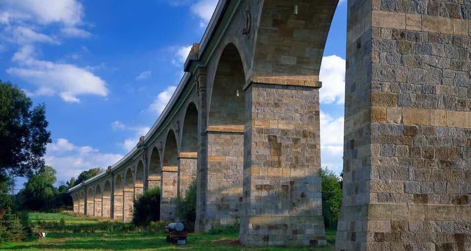Putzkauer Viadukt nahe Bischofswerda, Lausitz, Sachsen, Deutschland