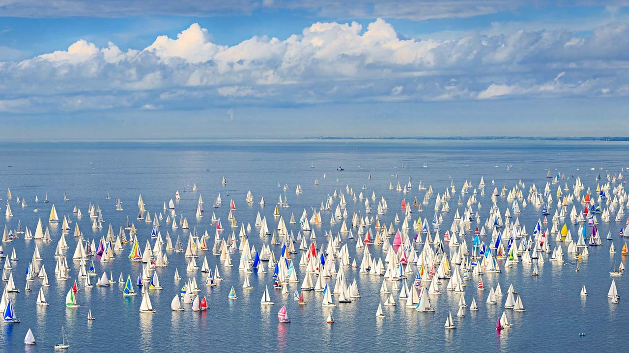 Régate Barcolana, golfe de Trieste, Italie