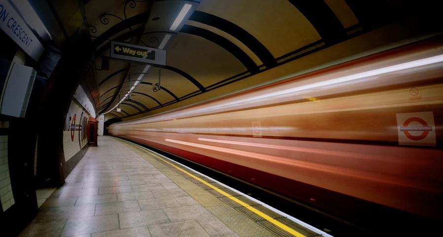 Mornington Crescent Underground Station, London