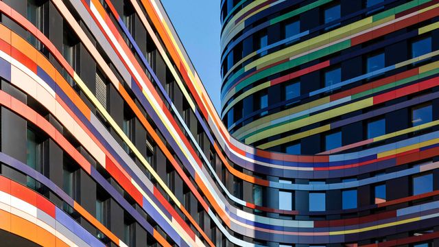 Außenansicht der Behörde für Stadtentwicklung und Umwelt, Hamburg, Deutschland