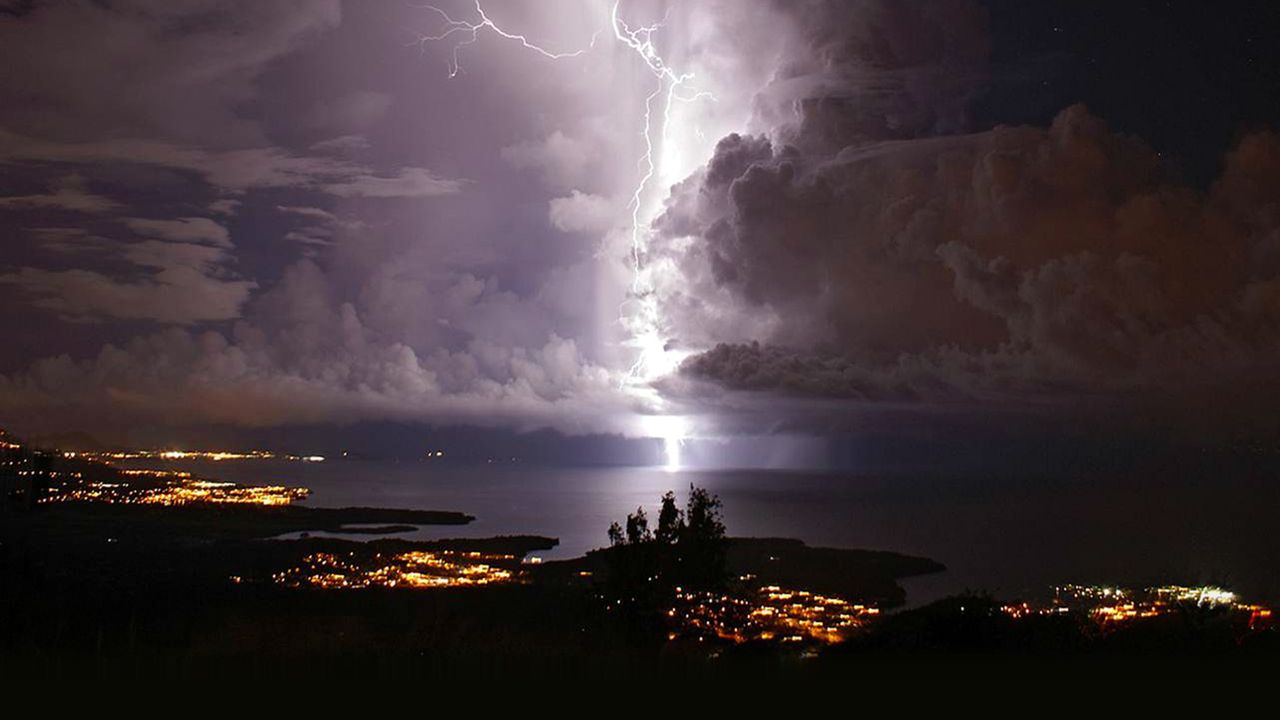 Catatumbo lightning over Zulia, Venezuela