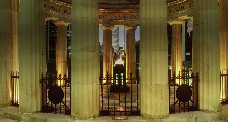 War Memorial at dawn, Brisbane, QLD
