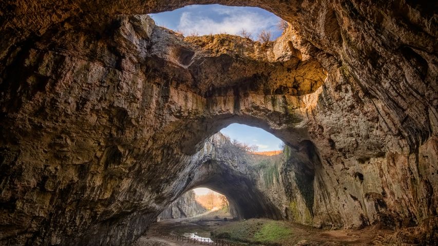 A stone age atrium