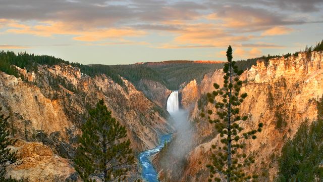 Lower Yellowstone Falls, Yellowstone National Park, Wyoming