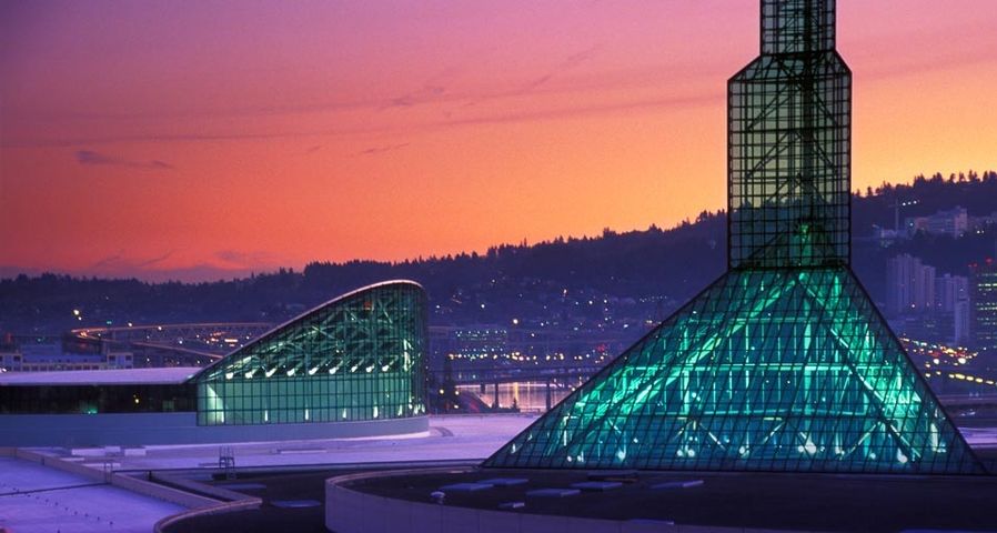 The Oregon Convention Center in Portland, Oregon