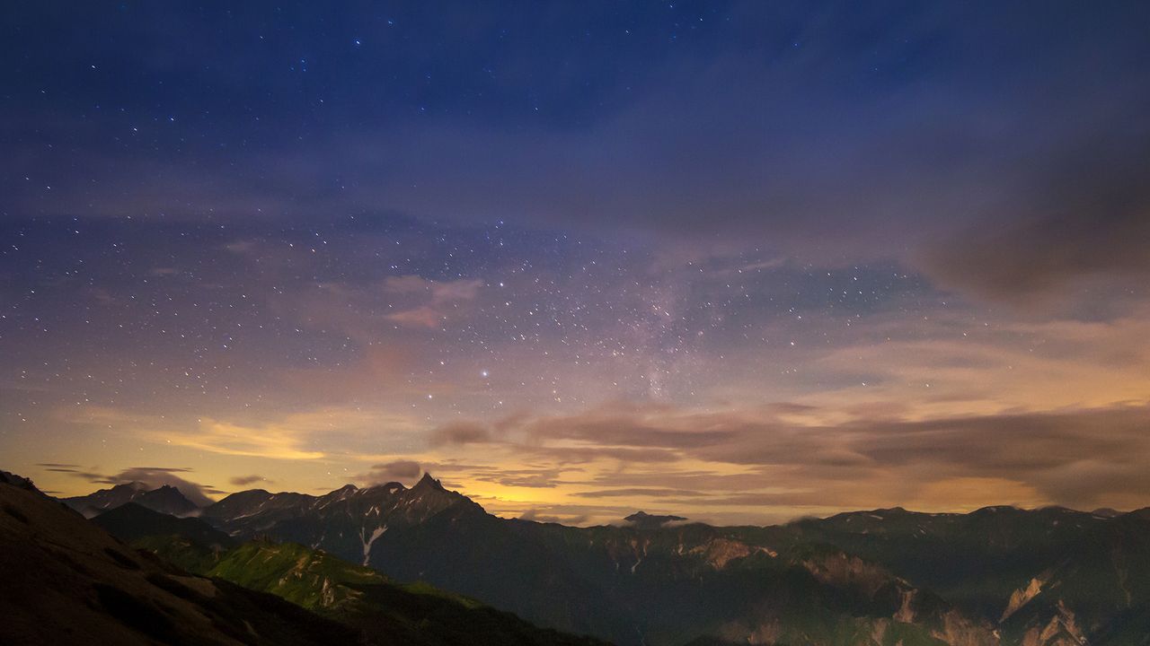燕岳の星空, 長野県