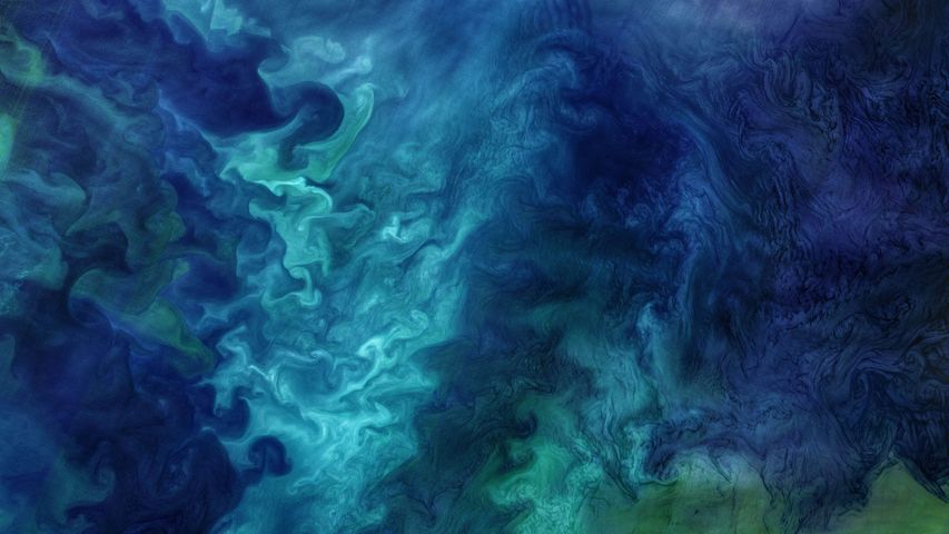 Swirling seas
