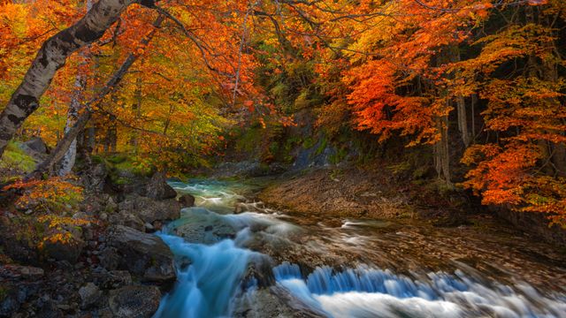 Equinoccio de otoño en la Pradera de Ordesa, Huesca