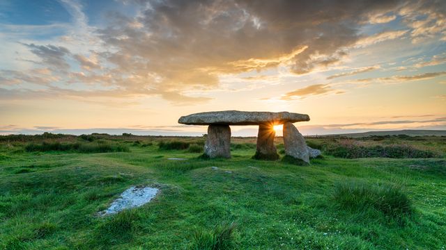 Lanyon Quoit, neolithischer Dolmen in Cornwall, England