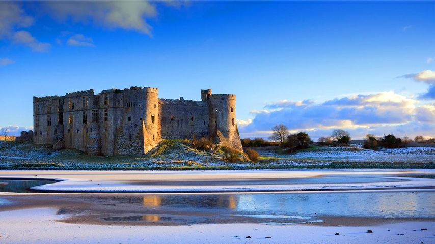Carew Castle, Pembrokeshire, Wales