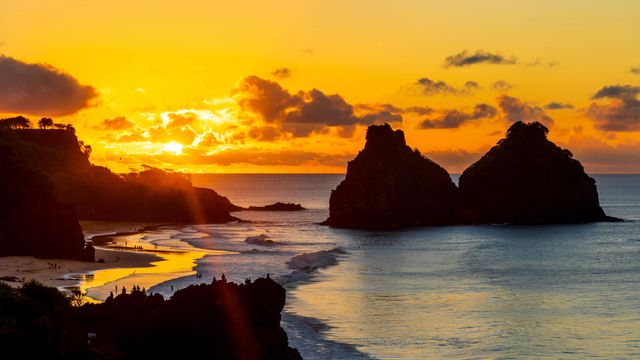Pôr do Sol em Fernando de Noronha