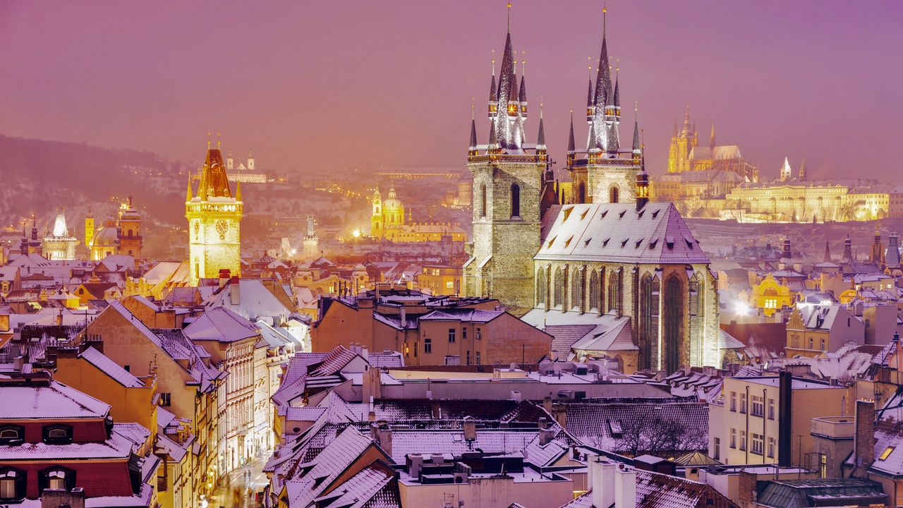 Skyline of Prague, Czech Republic